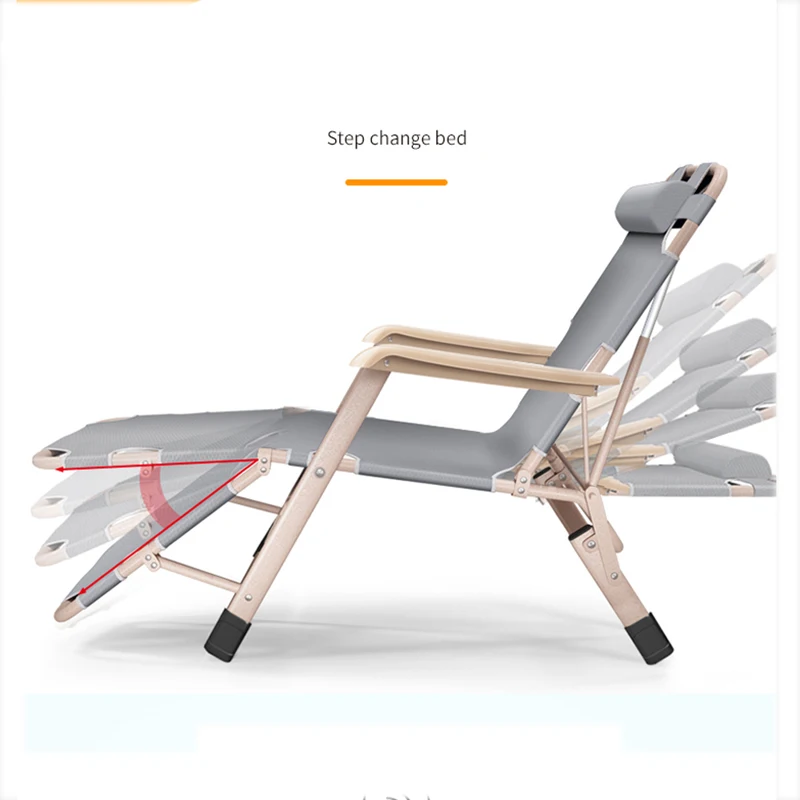 Delivery normal norHome  office Fishing Chair Metal Modern Chairs Folding bed siesta bed simple siesta couch  office siesta bed 4