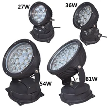 54 Вт CREE луч света для съемки света светодиодный точечный свет AC85-265V водонепроницаемый уличный Точечный светильник 27 Вт Ультраяркий свет лампы