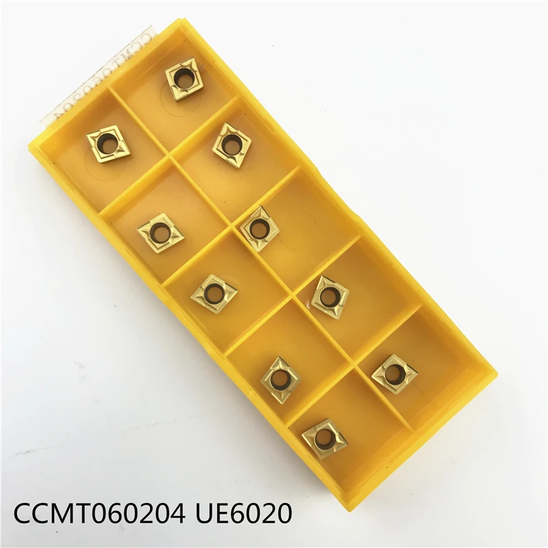 20Pcs CCMT060204 UE6020 Carbide insert Internal Turning tools Turning