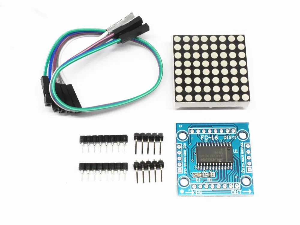 

1PCS MAX7219 dot matrix module microcontroller module display module finished goods