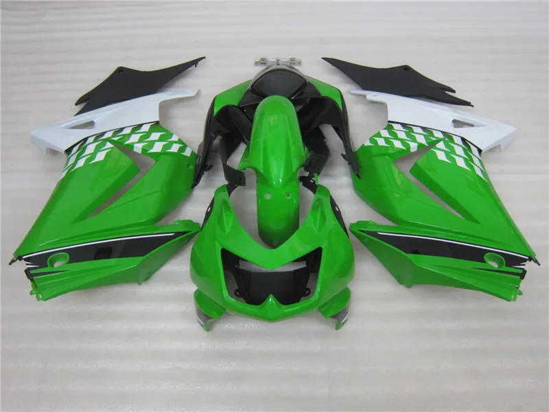 HOT fairings set for Kawasaki Ninja 250r 2008-2014 green white black injection molding EX250 08-14 ABS fairing kit ZX250 GD17 HOT fairings set for Kawasaki Ninja 250r 2008-2014 green white black injection molding EX250 08-14 ABS fairing kit ZX250 GD17