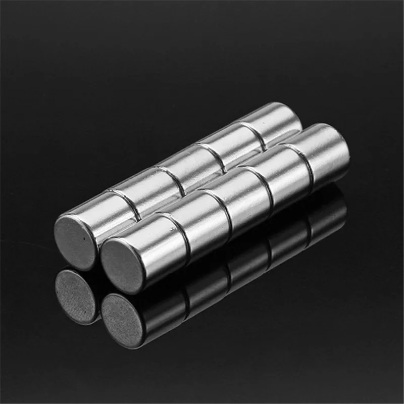 

10pcs N50 10x10mm Round Magnets Rare Earth NdFeB Neodymium Magnets New