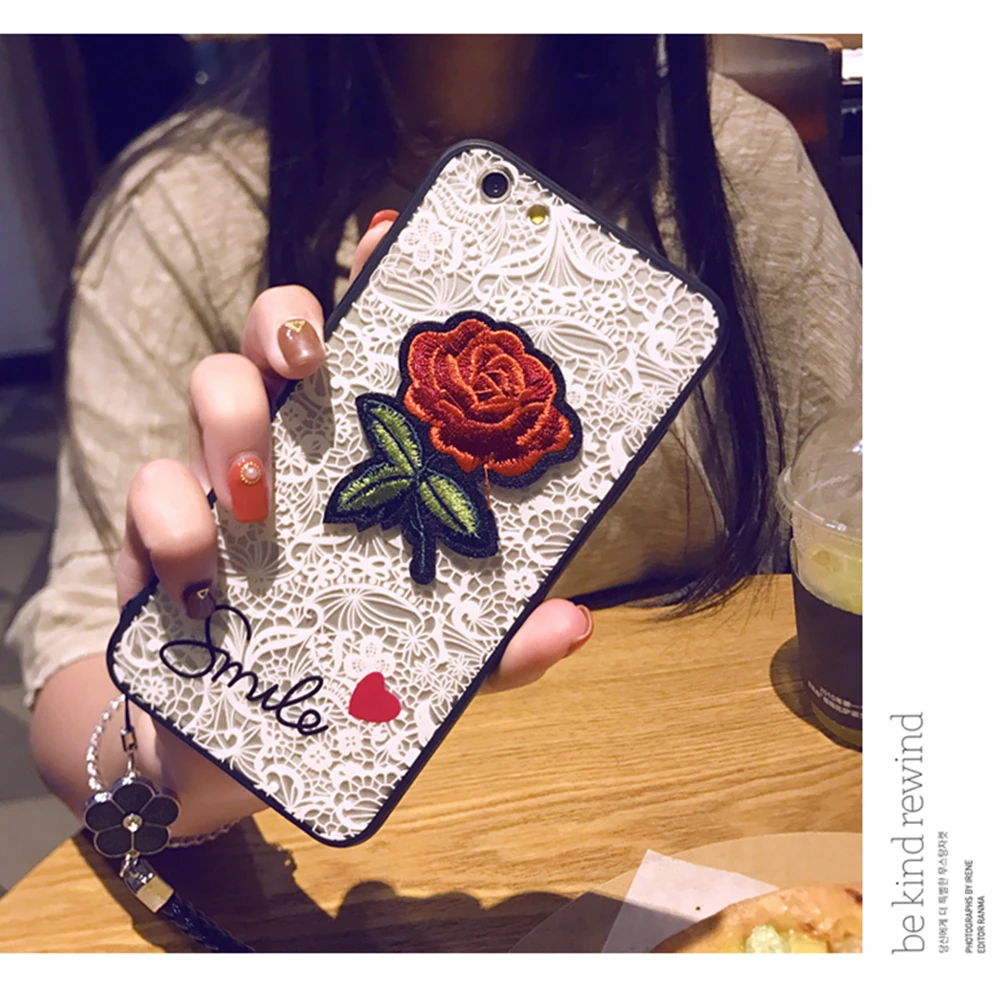 Чехол для Apple iPhone 7 6 s 8 плюс 5 х Роуз Цветочный узор чехол все включено чувствовать