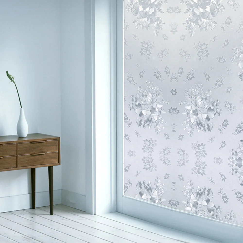 Buy High Quality Static Glass Window 3D Film Privacy Decorative Self adhesive