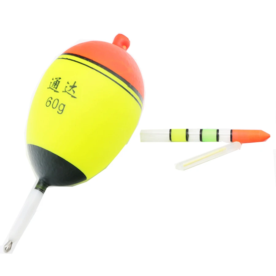Bóia de Pesca Stick com 10 Flutuabilidade Flutuante Barriga Rocha Definido 6g-80g Night Light Acessórios Flutua Pesca Lightstick t4 10 Pcs Eva 6 Boia de pesca