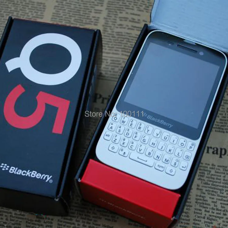 BB Q5 разблокированный Оригинальный Blackberry мобильный телефон двухъядерный 2 0 Мп +