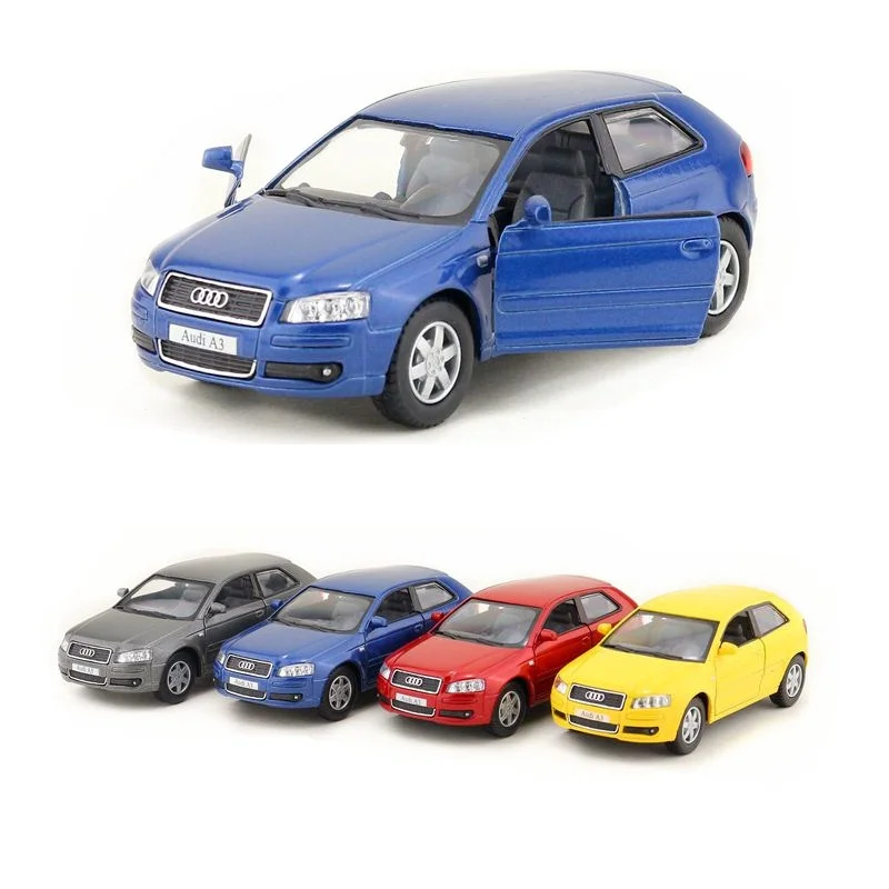 

1:32 alloy pull back model car,high simulation A3,metal diecasts,toy vehicles,2 Open door toy cars,free shipping