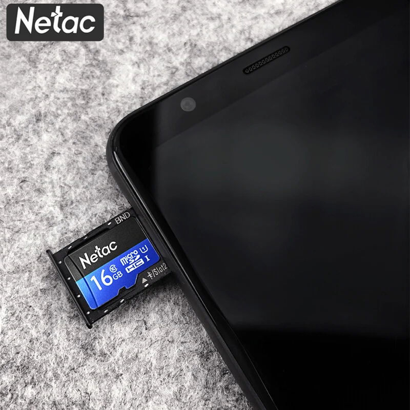 Netac Micro SD карта P500 класс 10 16 ГБ 32 ГБ 64 Гб карта памяти C10 Mini SD карта SDHC SDXC UHS-I TF карта для смартфонов/ТВ