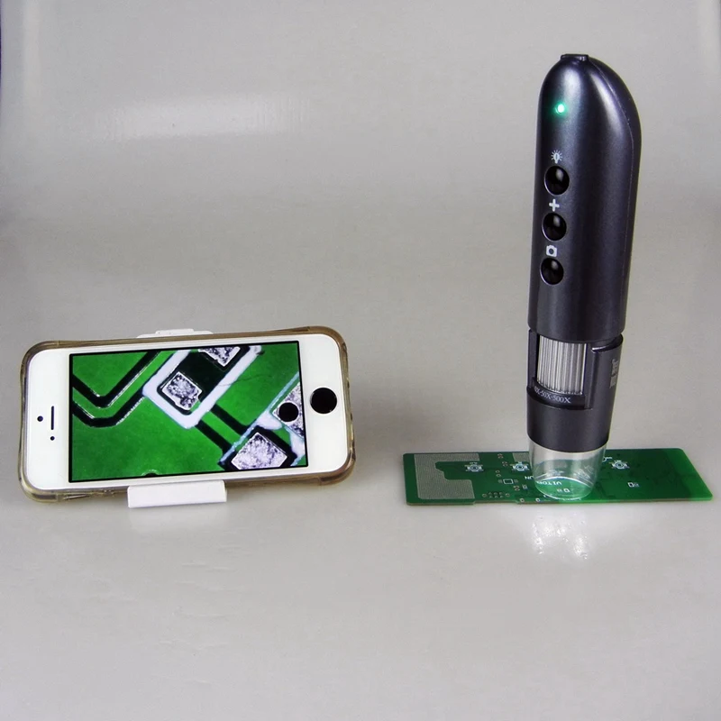  Wifi Electronic Microscope Portable Wireless Digital Magnifying Glass With Micro-Usb Port For Ios A