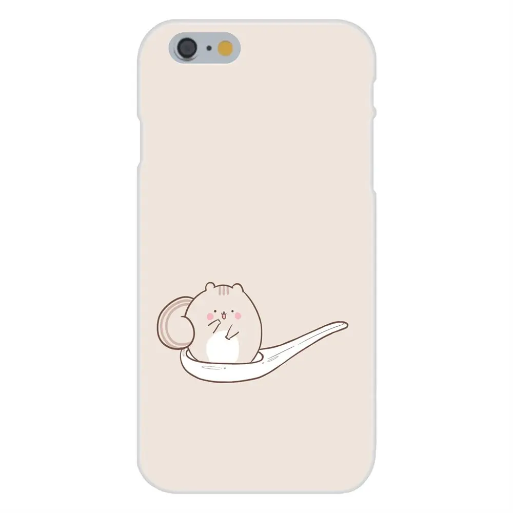 FGHGF милый мультфильм Мэн да кошка роспись животных Слон Кролик ТПУ чехол для iphone 4