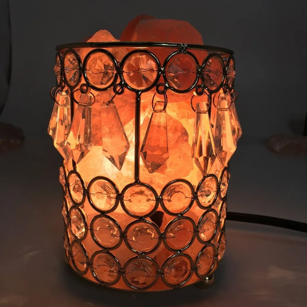 

Healthy Himalayan Natural Crystal Salt Light Home Bedroom Night Lamp Air Ionizer Purifier Air Purifying Salt Lamp