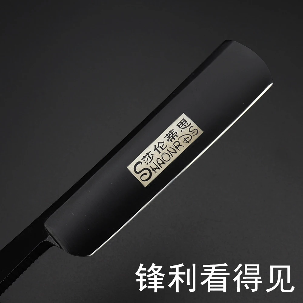 Professional Vintage Straight Edge Stainless Steel Razors Japan 440c Sharp Barber Hairdresser Razors Folding Shaving Knife 2