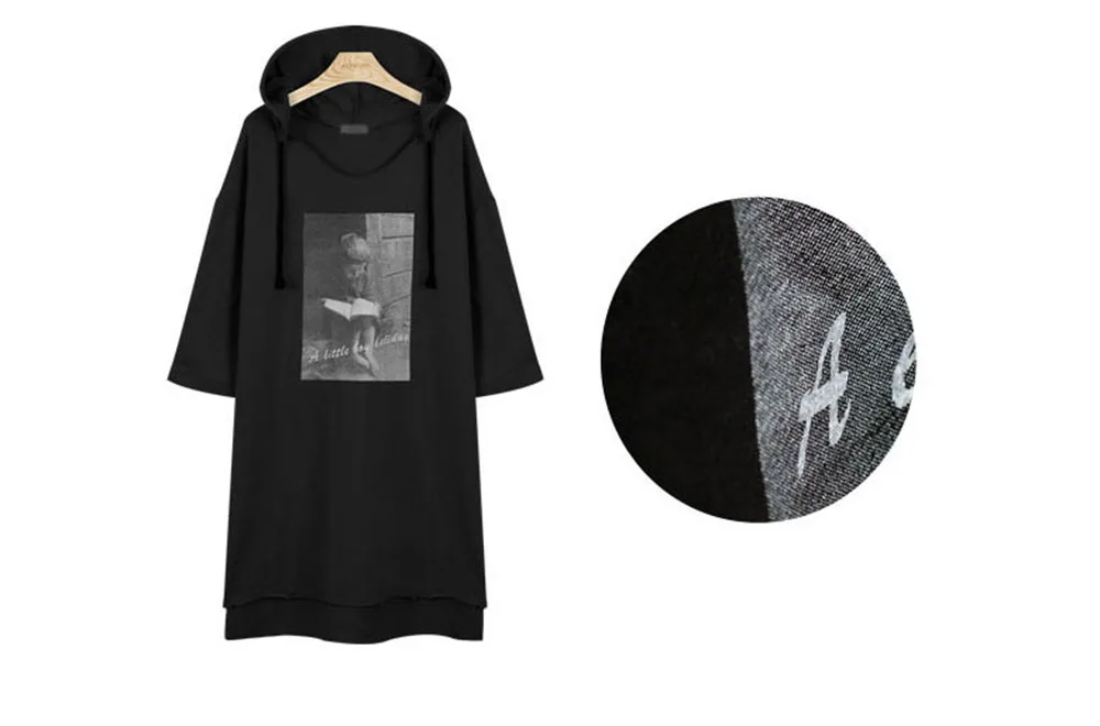 Women Coat Plus Size Pullover Casual Spring Autumn Summer Sweatshirt Print Loose Hoodies Sweatshirt Long Style Lady Clothes Women Coat Plus Size Pullover Casual Spring Autumn Summer Sweatshirt Print Loose Hoodies Sweatshirt Long Style Lady Clothes