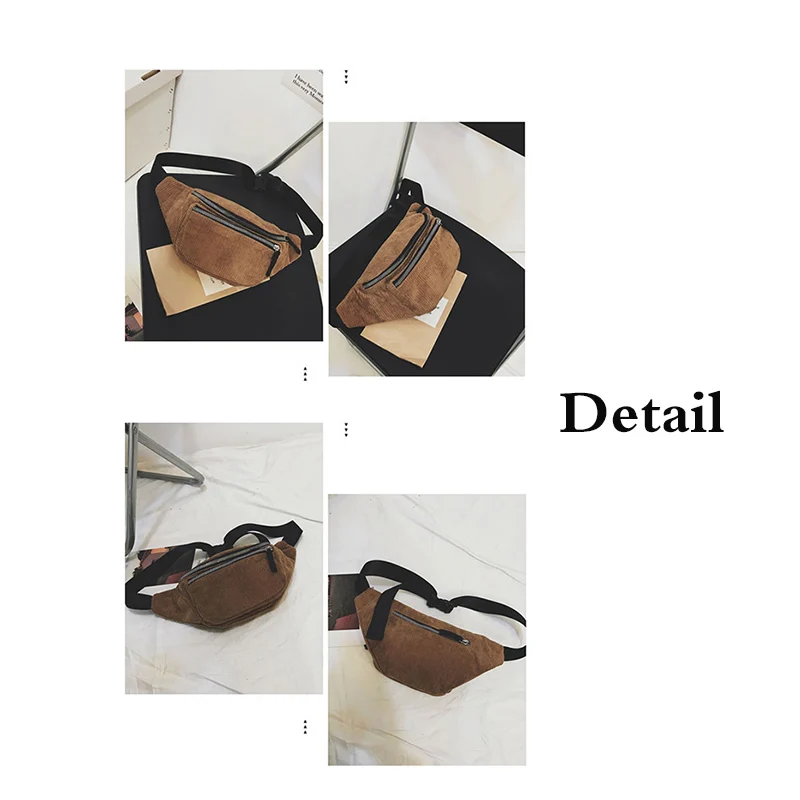 Canvas Waist Bag Unisex Zipper Chest Bag Street Sport Casuale Fanny Pack Girl Boy Waist Belt Bags Fashion Phone Waist Pack B90