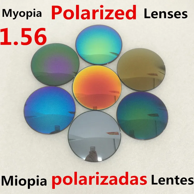 2 шт./пара Асферические Index1.56 тонкие Cr-39 солнцезащитные очки рецептурные линзы солнцезащитные очки 14 цветов линзы для близоруких/пресбиопии линзы