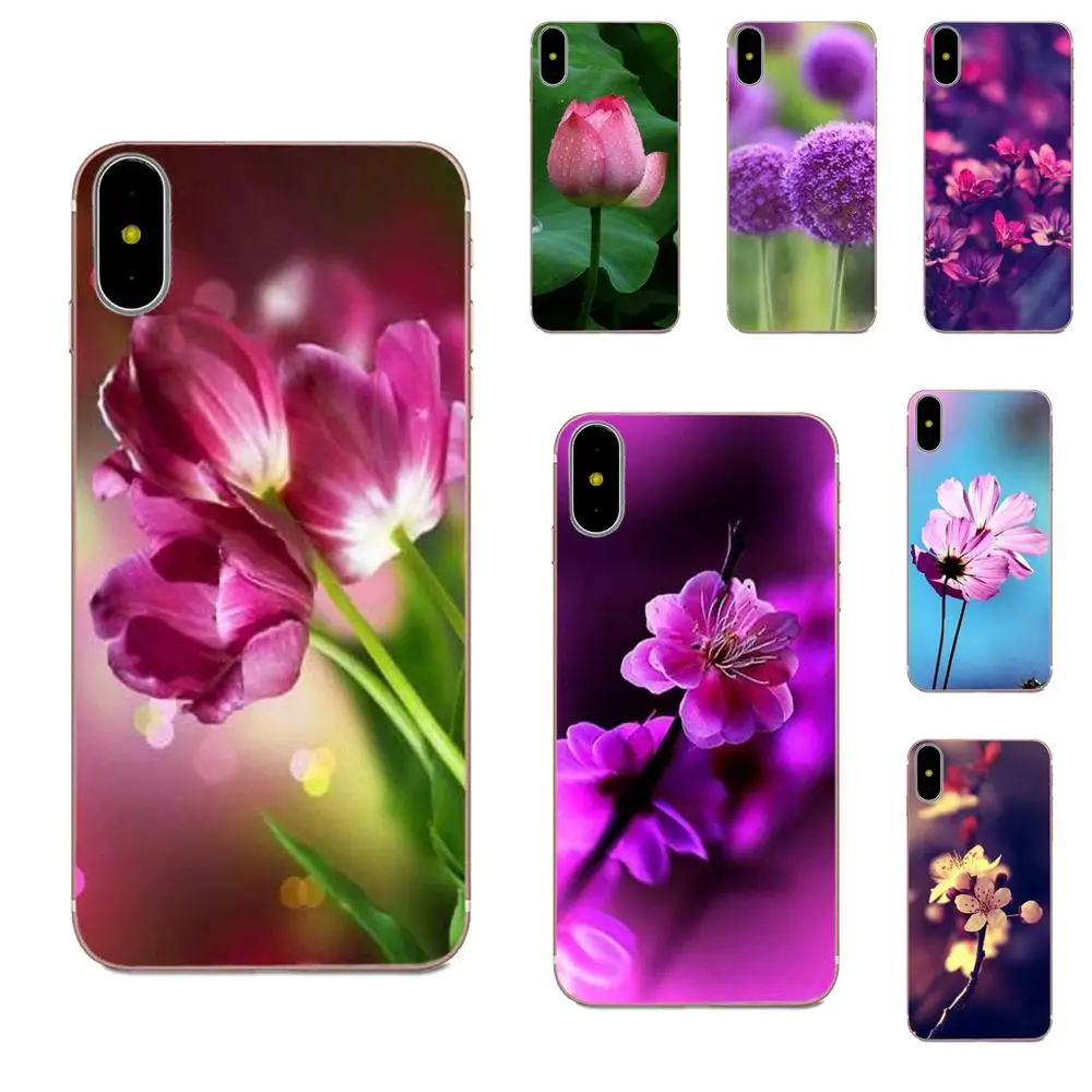 Для Galaxy Alpha Core Note 2 3 4 S2 A10 A20 A20E A30 A40 A50 A60 A70 M10 M20 M30 мягкий с рисунком из ТПУ цветами |