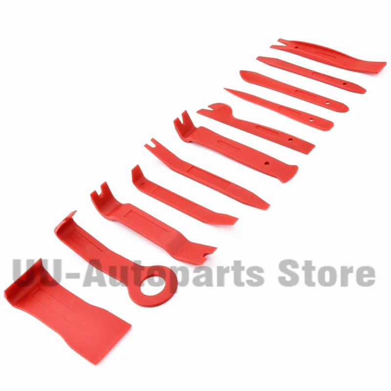 13 Pcs/Set Auto Upholstery Tools Nylon Auto Trim Removal Set with Clip Pliers and Fastener Removers