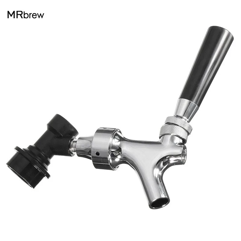

NEW Polished Chrome Draft Beer Faucet with ball lock Liquid Disconnect Kit for HomeBrew KegTap