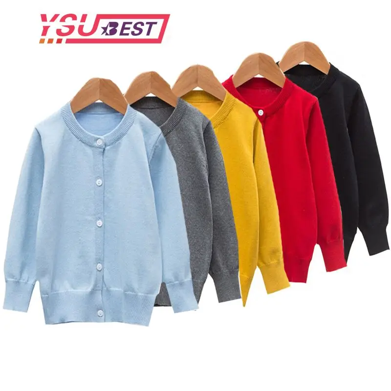 

1-6Y Fashion Baby Girls Cardigan Children Knitted Cardigan Infant Toddler O-neck Outer Sweaters Coat Baby Clothes Girls Princess