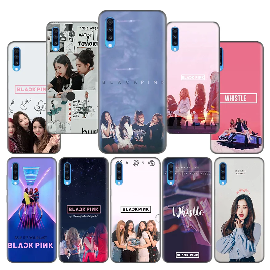 

BLACKPINK BLACK PINK JISOO Pattern Case for Samsung Galaxy A10 A20 A30 A40 A50 A60 A70 A80 A20e A6 A8 A7 A9 Plus 2018 Cover Capa