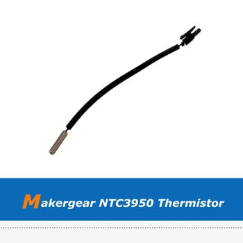 

Makergear 3D Printer Parts 3*15mm Head Thermistor Temperature Sensor, NTC 3950 100K 1% Thermistor Cable