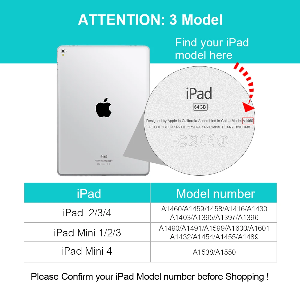 Кожаный чехол для iPad 3 4 2 ультратонкий умный флип из искусственной кожи с