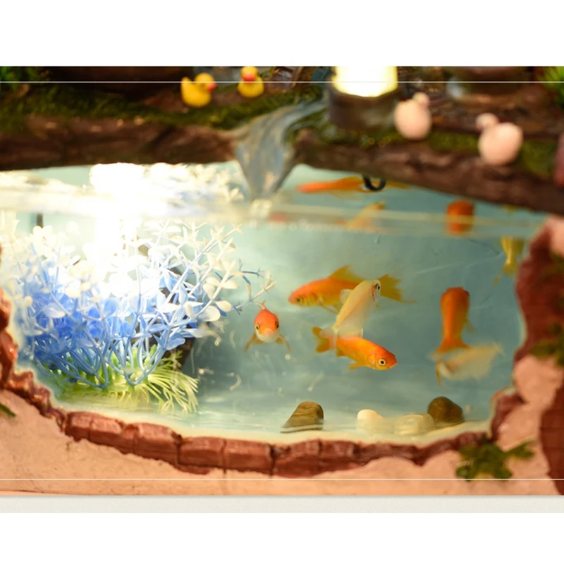 110/220 в натуральный каучук Rockery Waterscape для офиса и рабочего стола украшение ремесла