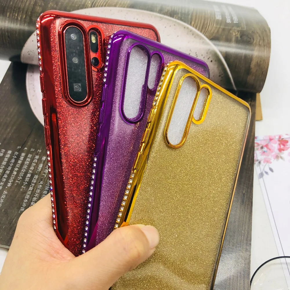 Чехол с блестками для Huawei P30 Pro P20 Lite Mate 20 Nova 3i мягкий силиконовый чехол Honor 10i 8X V20 Y9