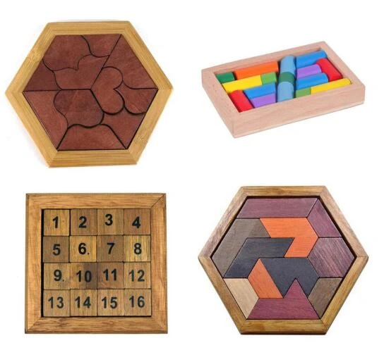 de tablero de madera para niños, puzle educativo matemáticas, Tangram, juego de juguetes para adultos y - AliExpress