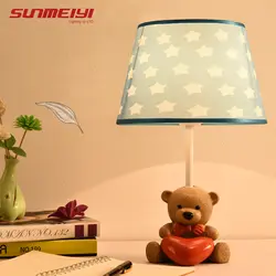 Современная светодиодная настольная лампы для мотоциклов Носки с рисунком медведя из мультика настольная лампа спальня чтение