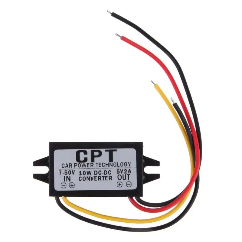 5.5X2.5DC 5 В автомобиля Зарядное устройство Мужской конвертер КПП автомобиля Шаг регулятор неизолированный Бак Модуль Мощность конвертер аксессуары