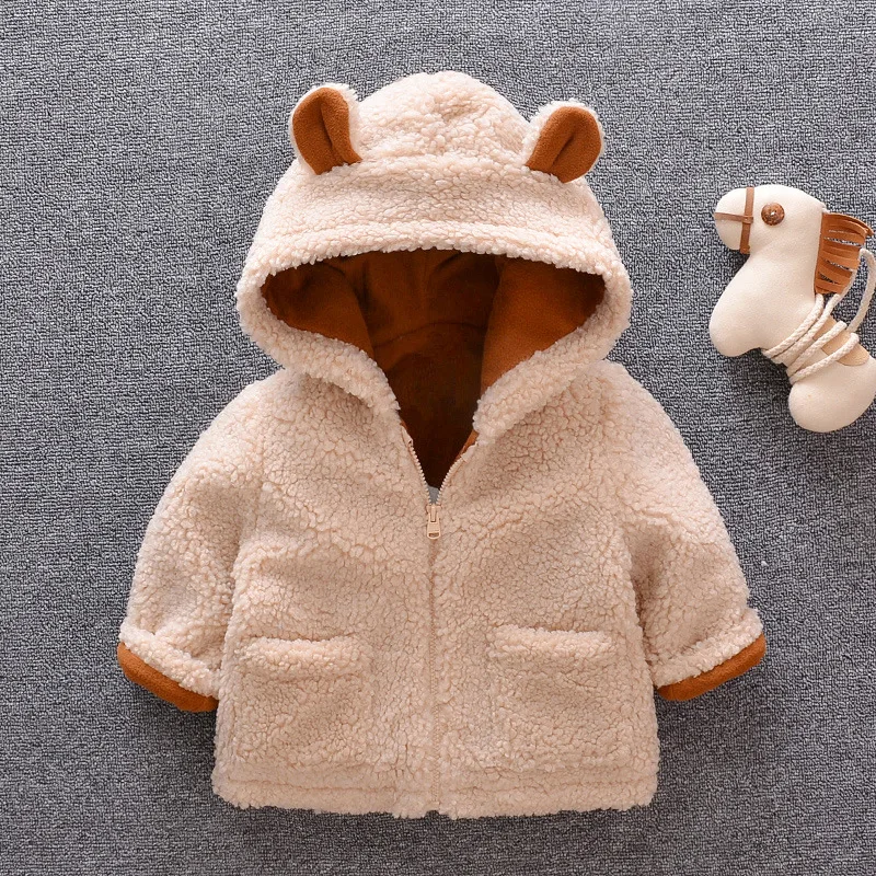 

2019 New Winter Baby Boys Clothes Fleece Coat Children Warm Jacket Xmas Snowsuit Kids Hooded Jacket Outerwear Thick Stylish Coat