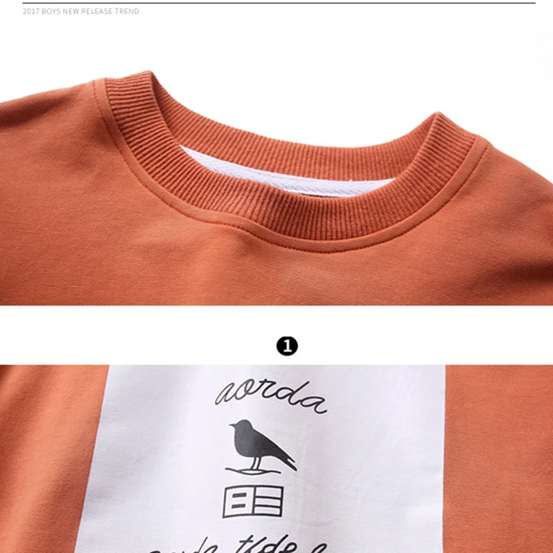 Baby boy Children's T-shirt Long sleeve cotton tops clothes spring and autumn Cartoon bird printing pattern kids sweatshirts tops clothing (5)