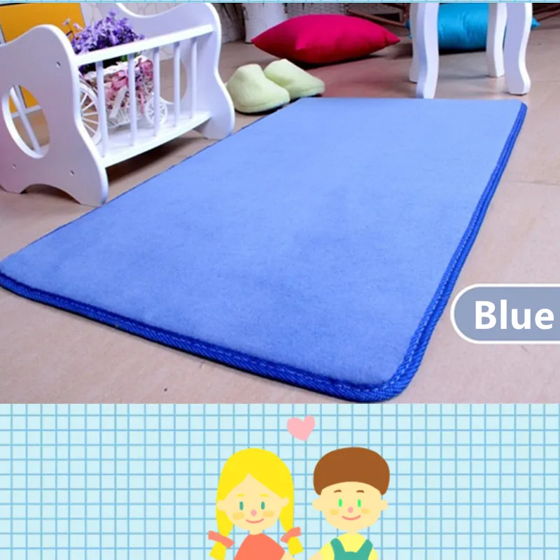 

Free Shipping Korean Blue Carpet Bath Mat Rectangle Floor/Home/Door mat Absorbent Non-Slip Prayer Mat 40x60/50x80/60x90/80x160cm