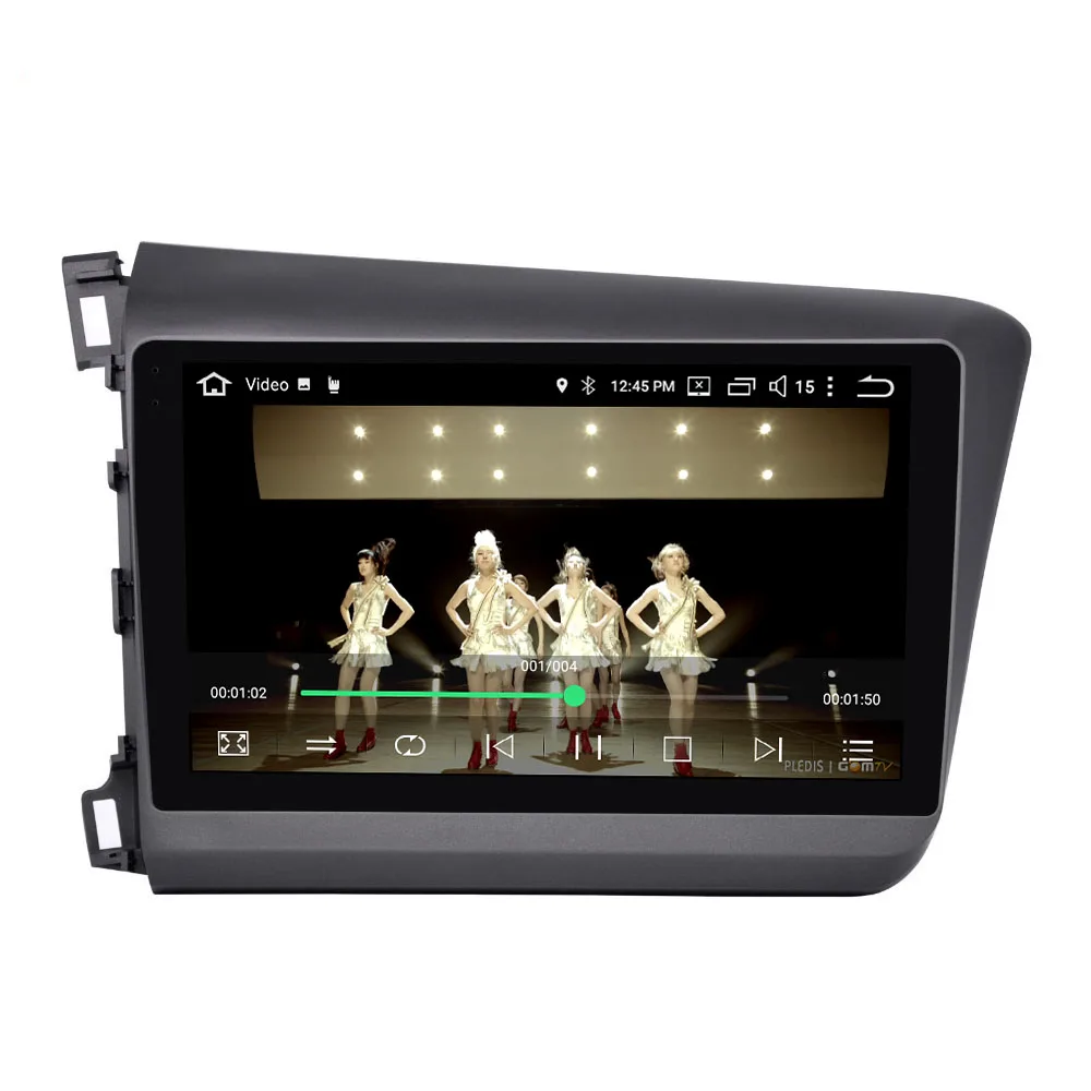 IPS 9 &quot4 Гб + 64 DSP для Honda Civic 2012 2015 левый привод Android 8 1 PX5 Octa Core камера заднего вида Wifi