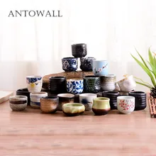 ANTOWALL в японском китайском стиле керамическая чашка для вина в стиле ретро белая чашка для вина маленькая чашка