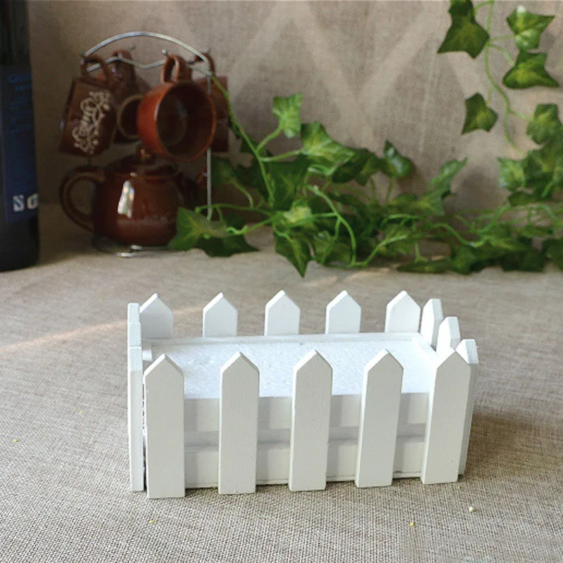 Защита от коррозии горшок Декор DIY Фея Сад орнамент в стиле бонсай основной цвет деревянный забор микро кукольный домик