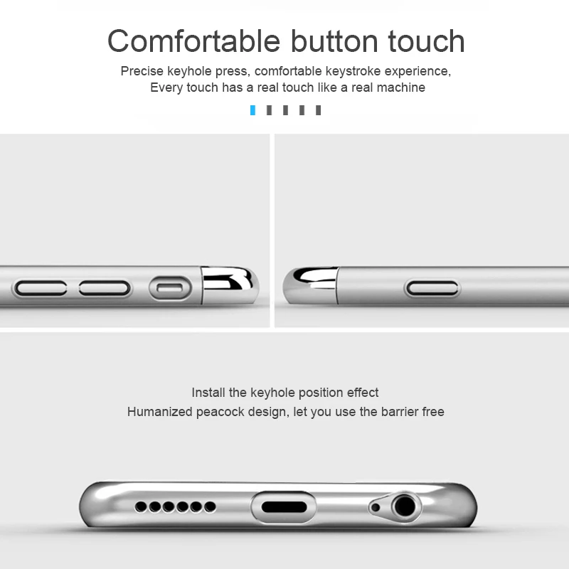 Чехол для телефона HUKU iPhone 6 6S Plus чехол Apple роскошная жесткая задняя крышка из