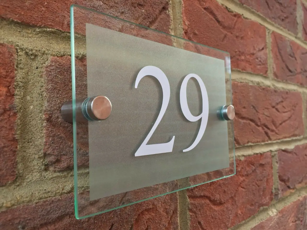 Plexiglass Post Number Acrylic Door Number Details about  / Modern House Number Sign Plaque