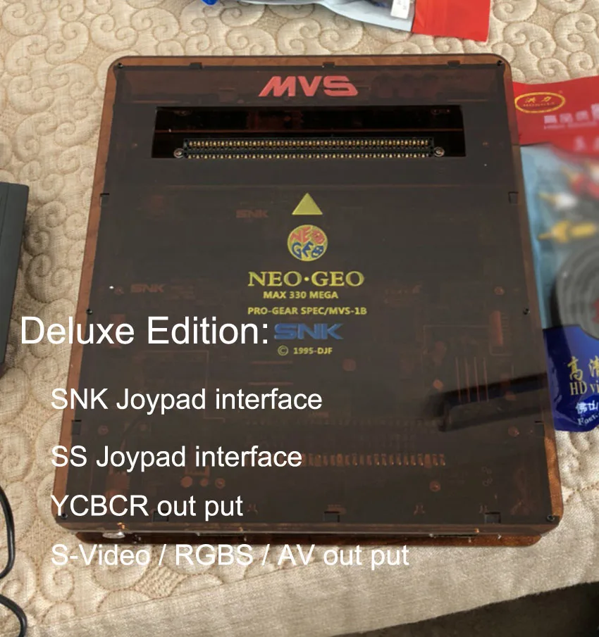 JAMMA CBOX MVS SNK NEOGEO MVS-1B к DB 15P SS геймпад SNK Joypad AV RGB выход для NEOGEO SNK 161 в 1/SNK 120 в 1 картридж