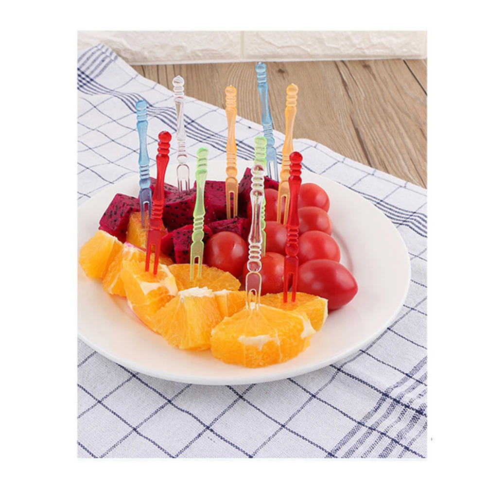 80 шт. одноразовые пластик фрукты столовые вилки выбирает набор для вечерние кухня интимные аксессуары
