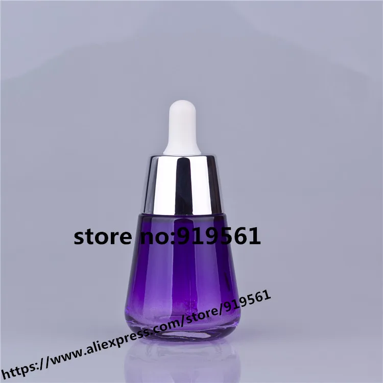 30ml Purple glass bottle eye cream Glass dropper for essential oil / lotion serum 100pcs/lot | Красота и здоровье