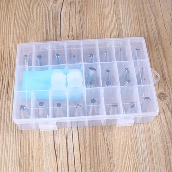 

Stainless Steel Cream Nozzles DIY Baking Tools Bag Silicone Icing Piping Cake Decorating Kitchen Accessories Tips Set