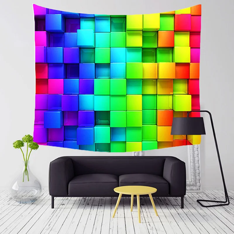 130X150cm короткий плюшевый гобелен животные индийский слон волк Бабочка узор