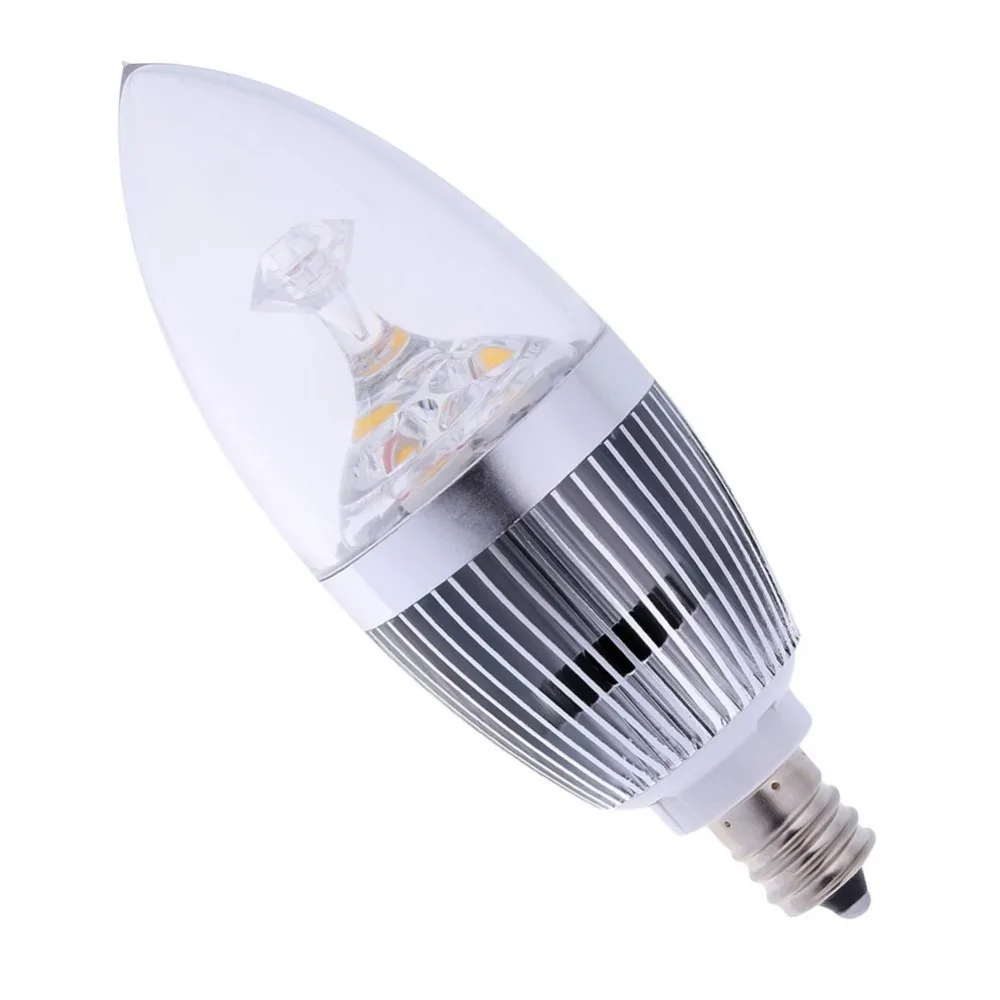 10pcs led candle bulb light E14E12E27 socket 3.5w dimmable lamp