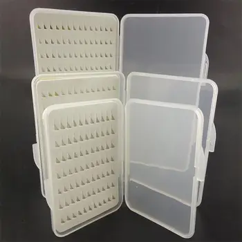 Hot Sale S M L Szie Fly Fishing Box Super Slim With Foam Insert Transparent Hook Box Fly Box