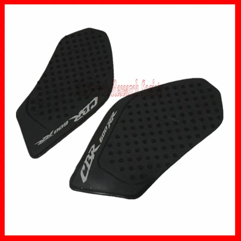 Black Rubber Motorcycle Gas Tank Pad Traction Side Pads Gas Fuel Knee