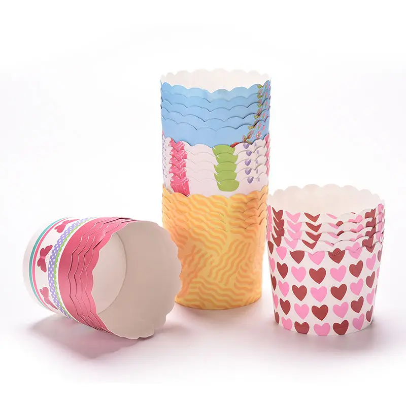 50pcs/Pack Colorful Baking Paper Cupcake Mold Birthday Party Decor Cake Cup Muffin Cases Cake Mold Kitchen Tools 50pcs/Pack Colorful Baking Paper Cupcake Mold Birthday Party Decor Cake Cup Muffin Cases Cake Mold Kitchen Tools