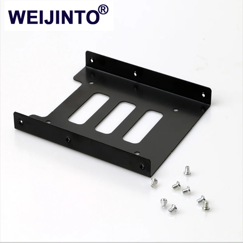

Useful 2.5 To 3.5 inch SSD HDD Inclosure Metal Mounting Adapter Bracket Dock For Desktop Laptop PC SSD Server