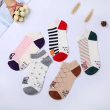 5 пар четыре новые модные женские хлопковые носки 35-40 четыре сезона женские Чулочные изделия двойные носки